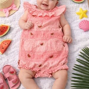 Gymboree Pink Striped Baby Outfit
